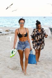 Draya Michele on the Beach in Miami 12/06/2019