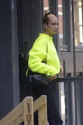 Dua Lipa Street Style - Leaves Her Apartment in NYC 12/21/2019