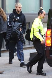 Dua Lipa Street Style - Leaves Her Apartment in NYC 12/21/2019
