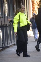 Dua Lipa Street Style - Leaves Her Apartment in NYC 12/21/2019