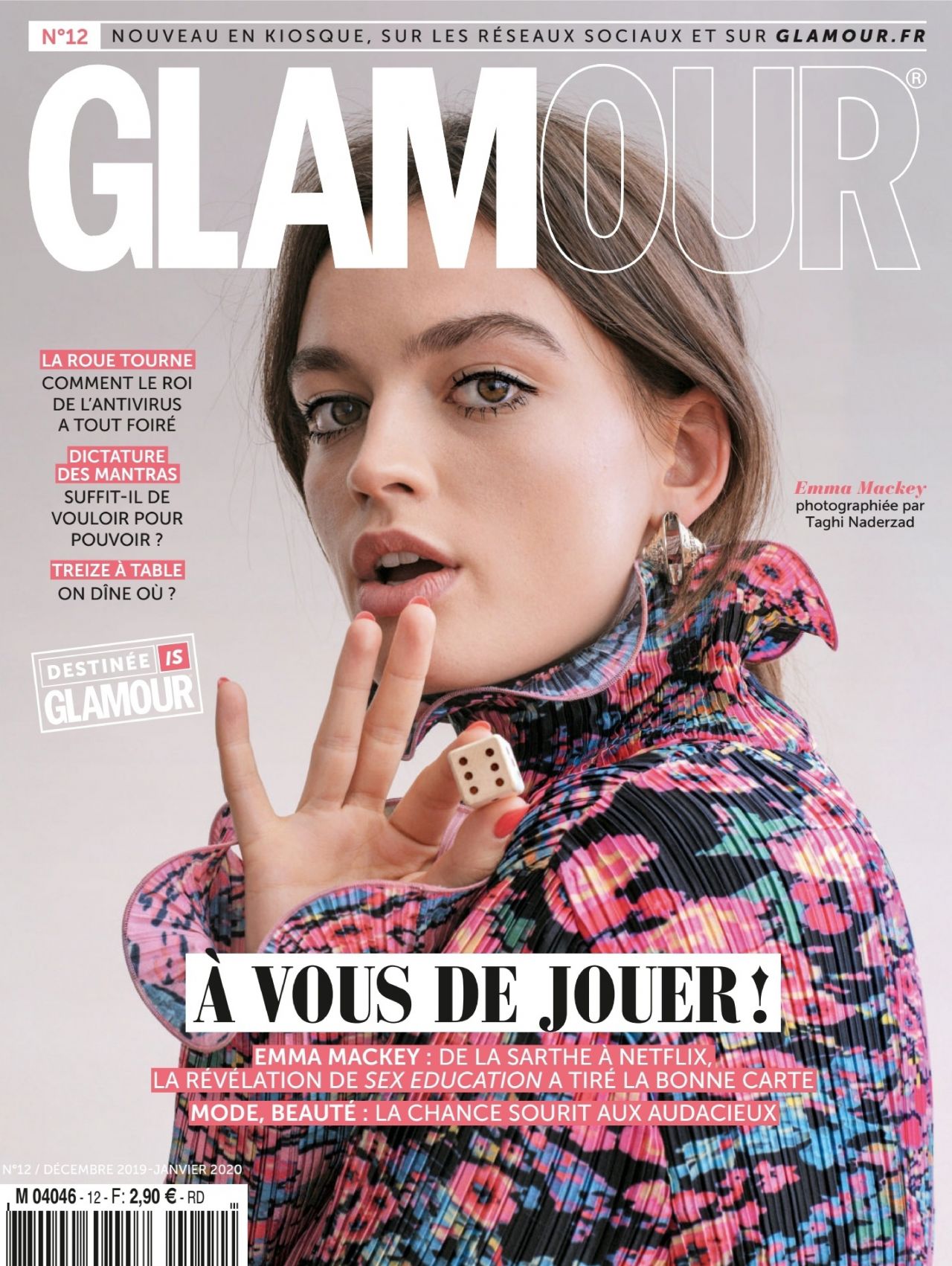 Emma Mackey - Glamour Magazine France December 2019 / January 2020 ...
