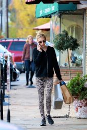 Emma Roberts in Tights - Shopping in Studio City 12/11/2019