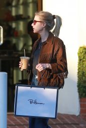 Emma Roberts Street Style - Ron Herman in WeHo 12/18/2019