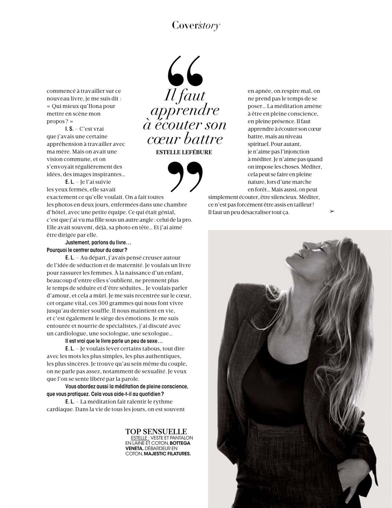 Estelle Lefébure & Ilona Smet – Madame Figaro 12/06/2019 Issue | superstars.news