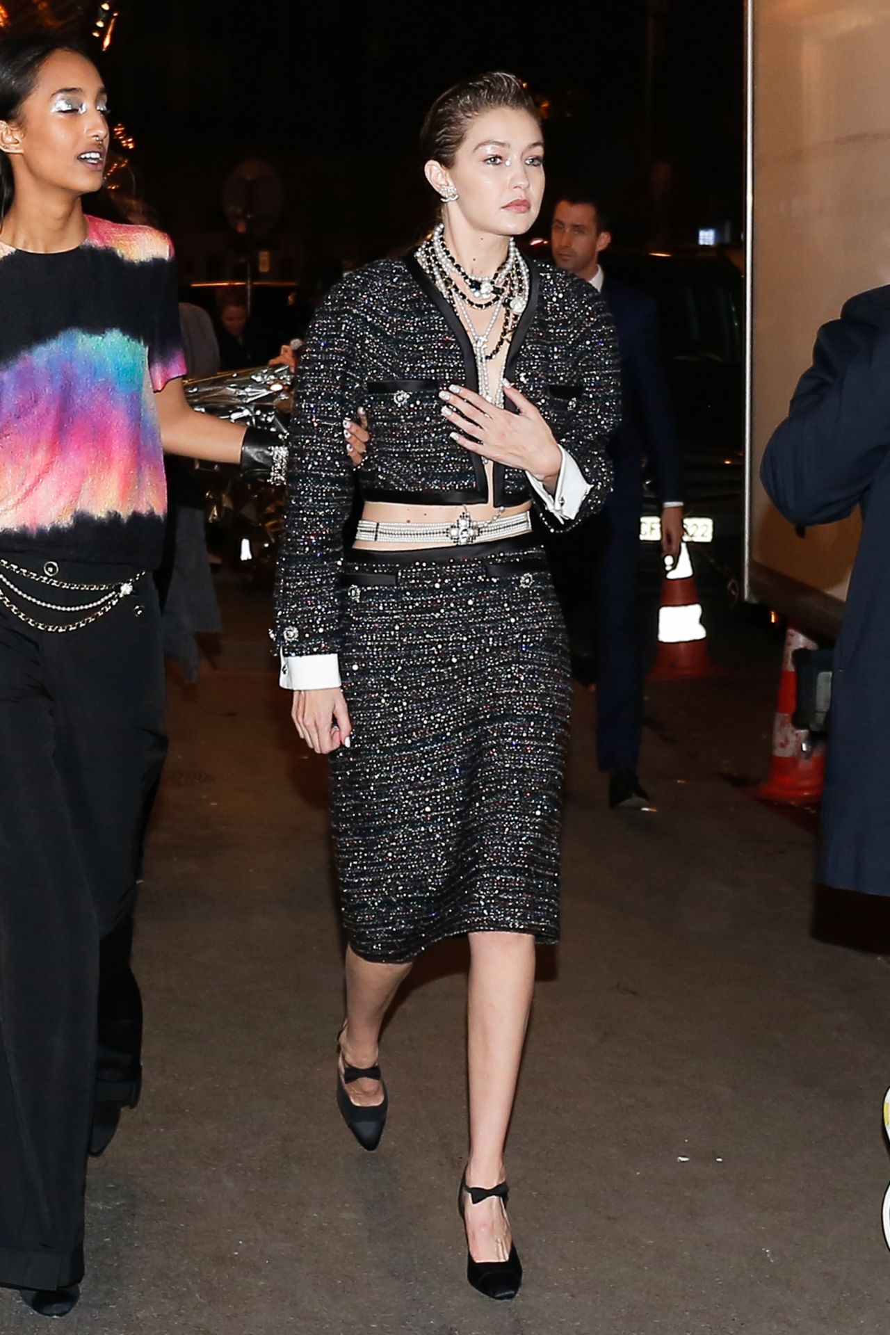 Gigi Hadid - Leaving the Chanel After Show in Paris 12/04/2019 • CelebMafia