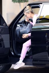 Hailey Rhode Bieber in Pink - Out in LA 12/11/2019