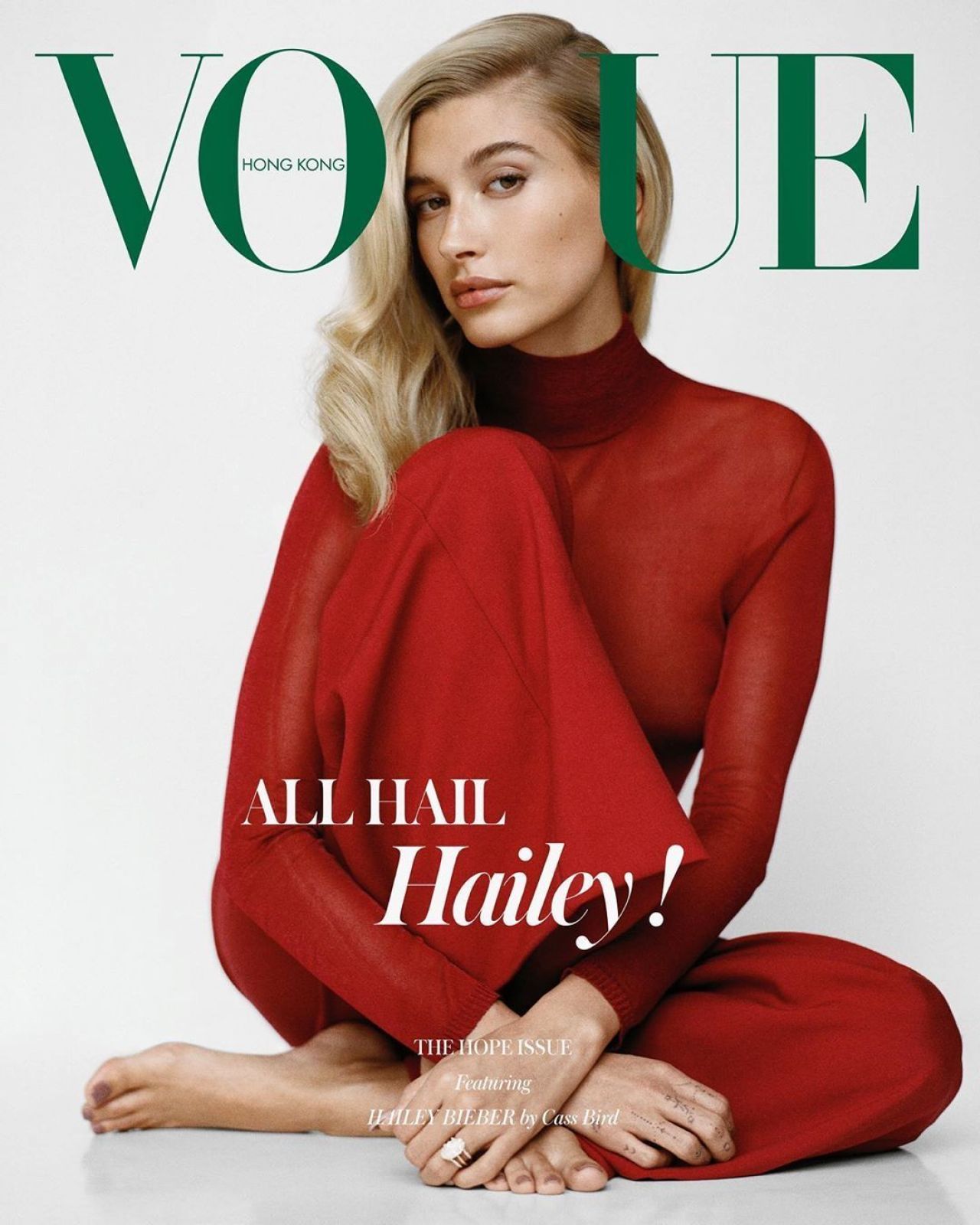 Hailey Rhode Bieber Vogue Hong Kong Magazine December 2019 • Celebmafia