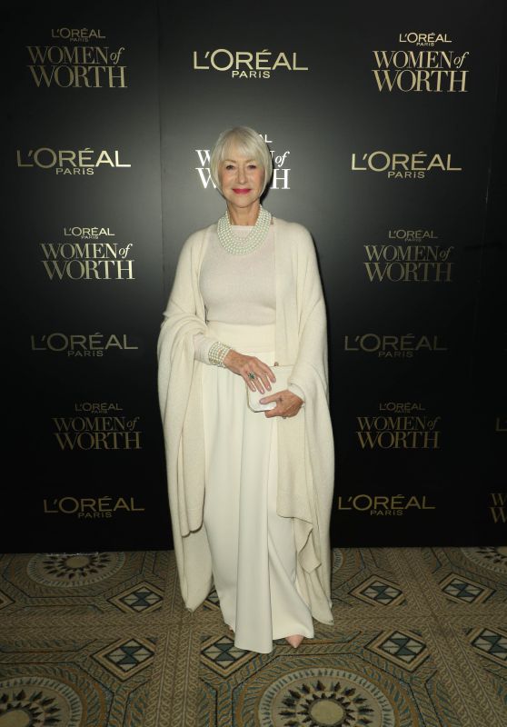 Helen Mirren – L’Oreal Paris Women Of Worth Awards 2019 in NYC