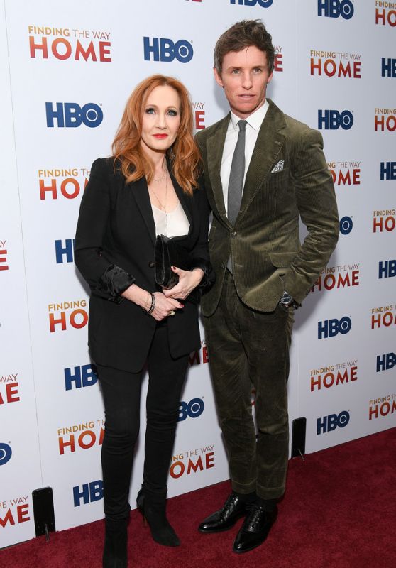 J.K. Rowling and Eddie Redmayne - "Finding The Way Home" Premiere in NYC