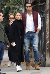 Jennifer Lopez and Alex Rodriguez - Real Estate Shopping in Hollywood 12/29/2019