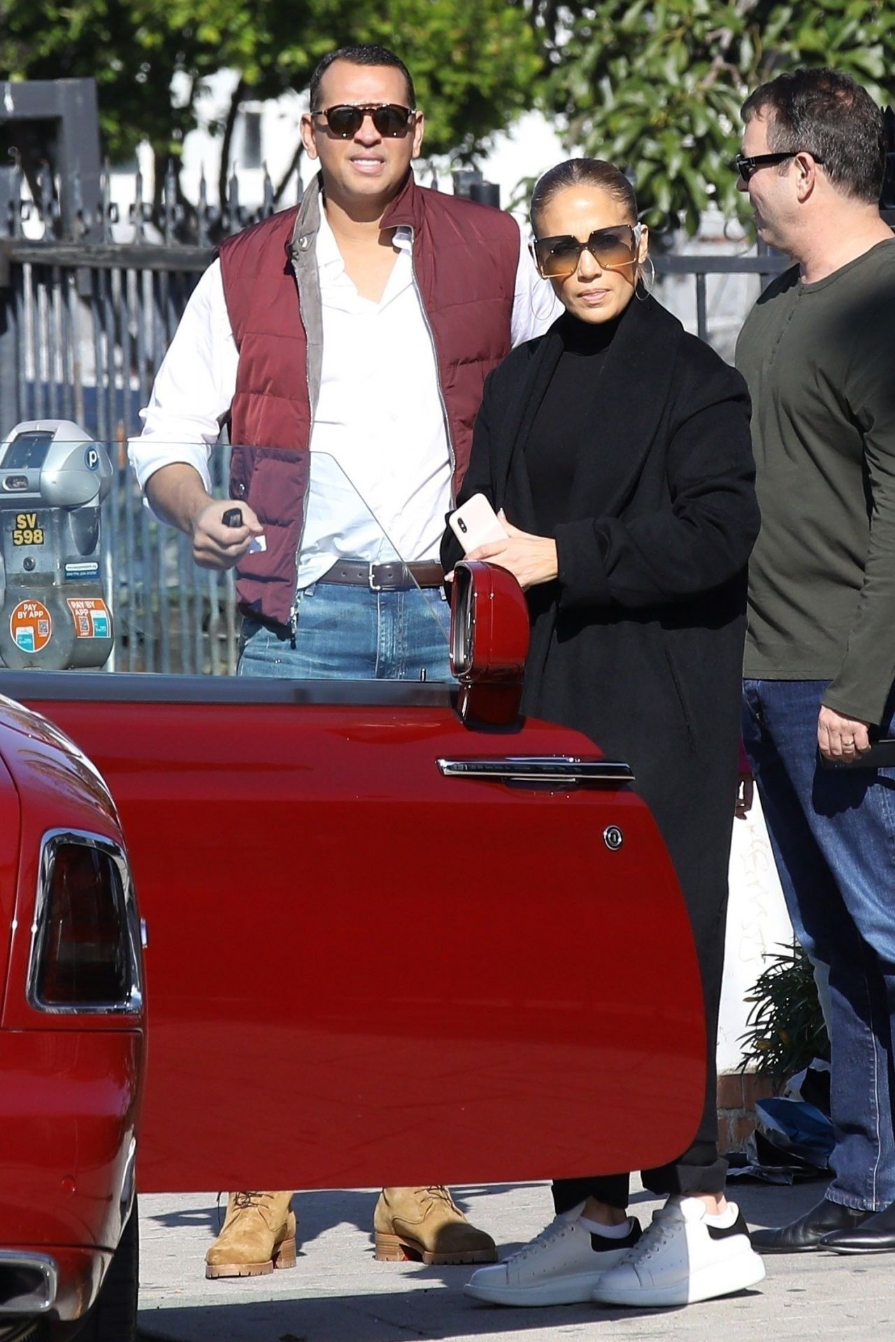 Jennifer Lopez and Alex Rodriguez - Real Estate Shopping in Hollywood