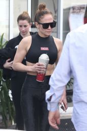 Jennifer Lopez in Gym Ready Outfit 12/21/2019