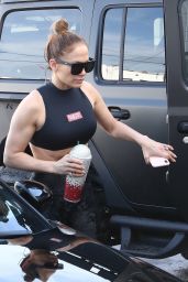Jennifer Lopez in Gym Ready Outfit 12/21/2019