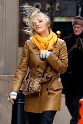 Kaley Cuoco and Zosia Mamet - "The Flight Attendant" Movie Set in NYC 12/18/2019