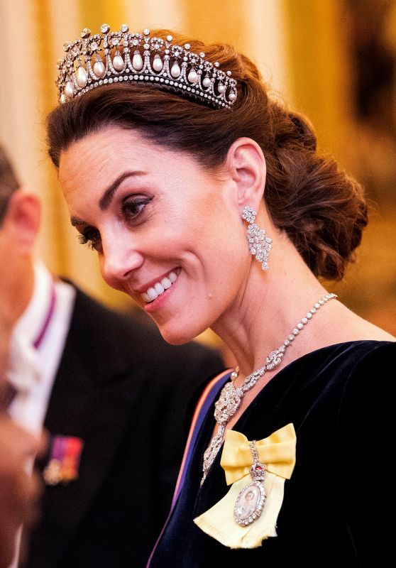 Kate Middleton - Evening Reception for Members of the Diplomatic Corps in London 12/11/2019