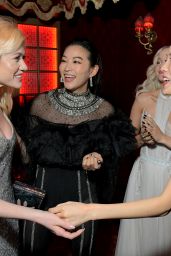 Katherine McNamara – Lancôme x Vogue L’Absolu Ruby Holiday Event in West Hollywood