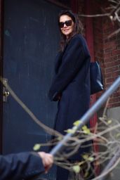 Katie Holmes Street Style - New York 12/16/2019
