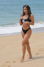 Kayleigh Morris in a Bikini on the Beach in Tenerife 12/30/2019