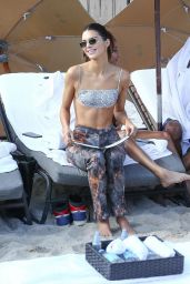 Kendall Jenner in Bikinis at the Beach in Miami 12/04/2019
