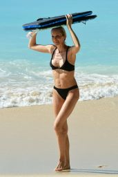 Kristen Pazik in a Bikini on the Beach in Barbados 12/30/2019
