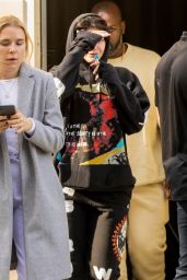 Kylie Jenner in a Juice Wrld Sweatsuit - Jewelry Shopping at Polacheck