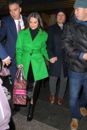 Lea Michele and Spouse Zandy Reich - NYC 12/16/2019