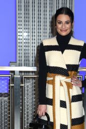 Lea Michele and Tiffany Valentine - Celebrate the 2019 Holiday Light Show at the Empire State Building in New York 12/03/2019