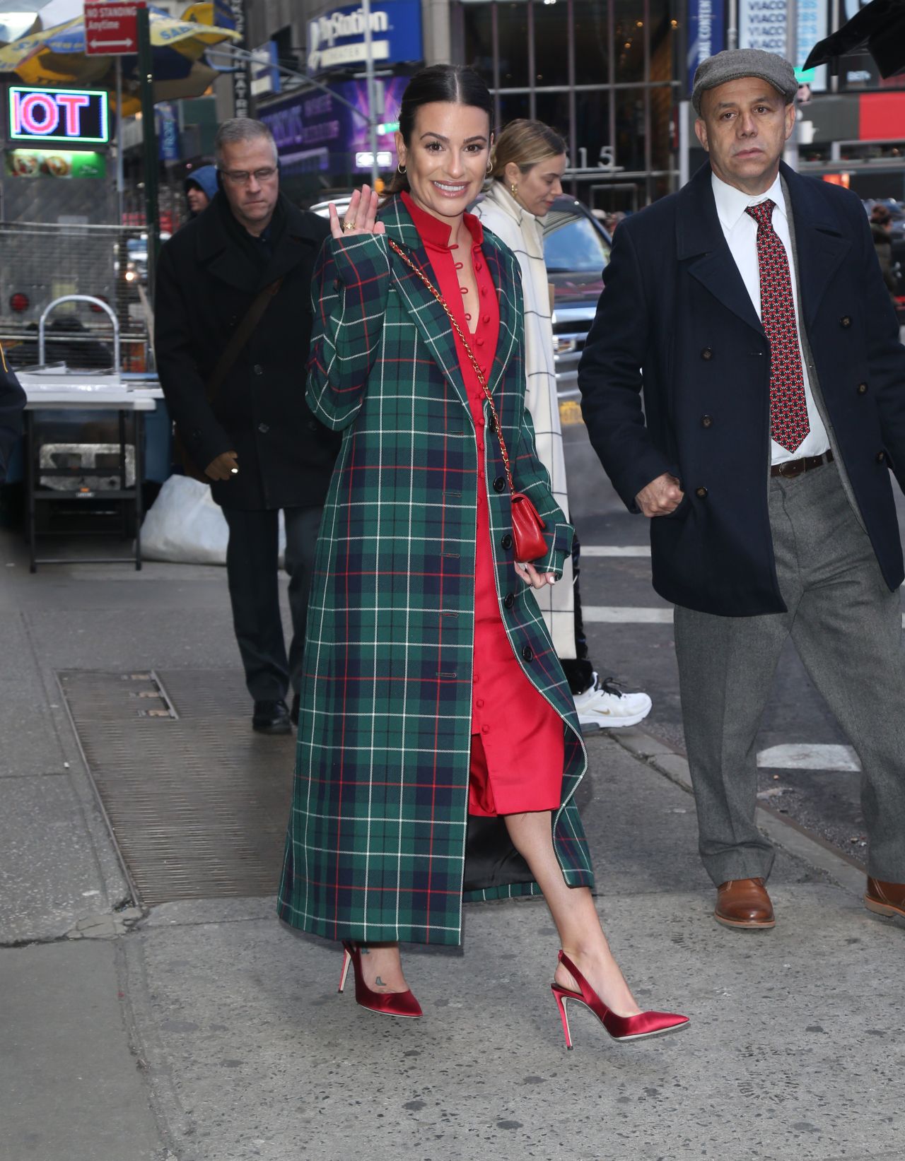 Lea Michele - Outside GMA in NY 12/05/2019 • CelebMafia