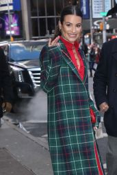 Lea Michele - Outside GMA in NY 12/05/2019