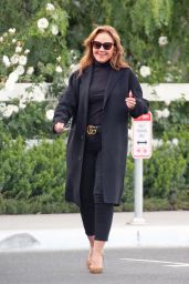 Leah Remini - Leaving a Restaurant in Hollywood 12/17/2019