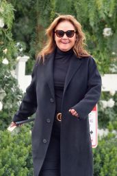 Leah Remini - Leaving a Restaurant in Hollywood 12/17/2019