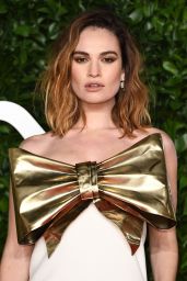 Lily James – Fashion Awards 2019 Red Carpet in London