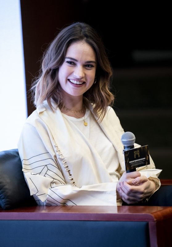 Lily James - Hosts a Masterclass at The International Film Festival & Awards in Macao