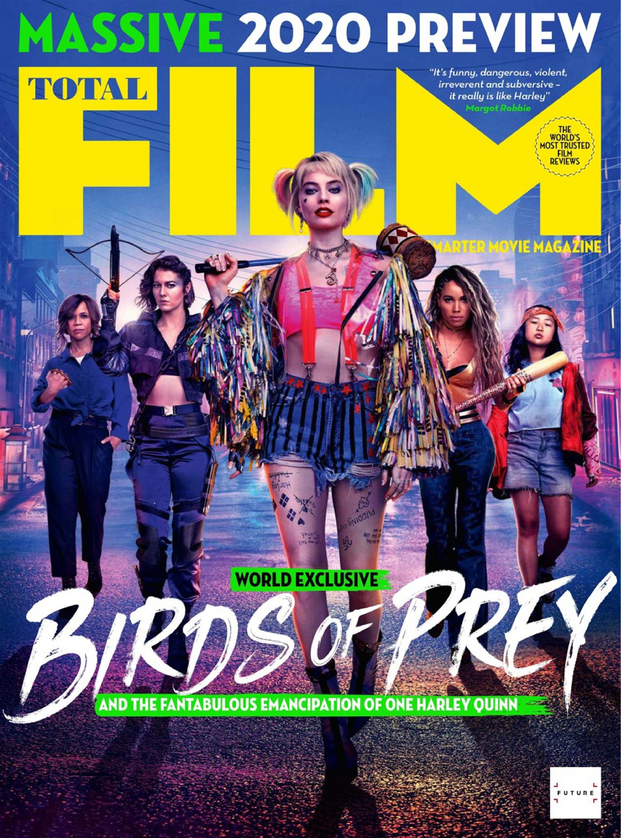 Margot Robbie Total Film January 2020 Issue • CelebMafia