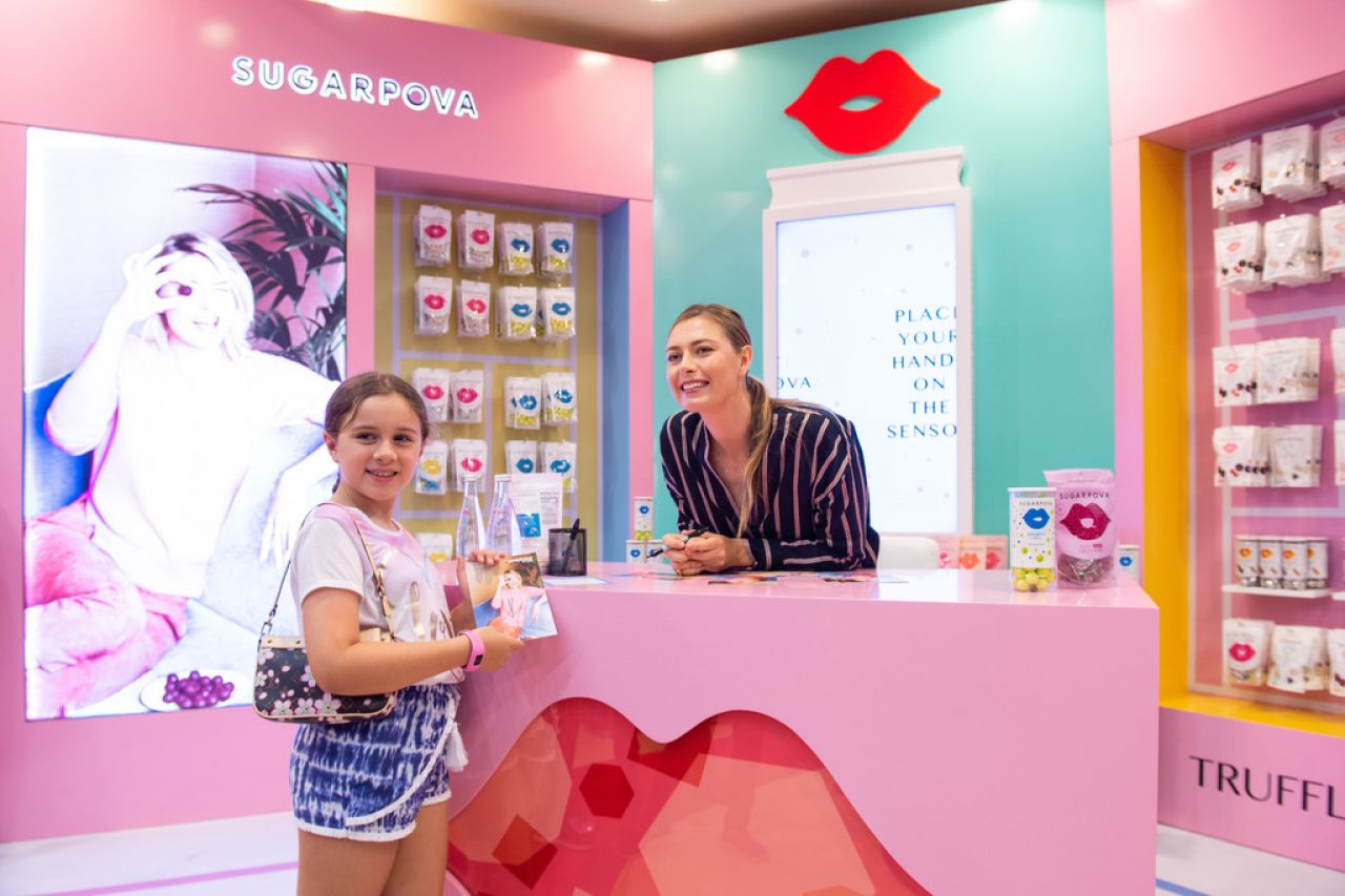 Maria Sharapova - Sugarpova Meet & Greet at the Candylicious Store in