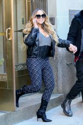 Mariah Carey Street Style - NYC 12/20/2019