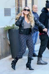 Mariah Carey Street Style - NYC 12/20/2019
