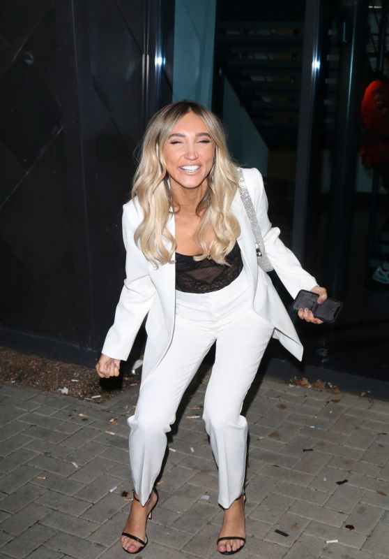 Megan McKenna - Leaving X Factor in London and Partying at Raffles in London 11/30/2019