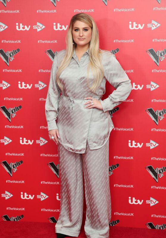Meghan Trainor - "The Voice" TV Show Photocall in London 12/16/2019