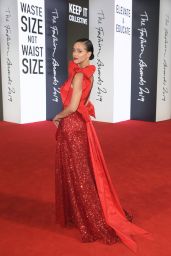 Nathalie Emmanuel – Fashion Awards 2019 Red Carpet in London