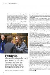 Nicole Kidman - Grazia Italy 12/05/2019 Issue