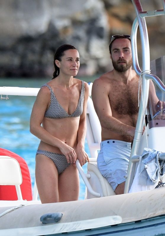 Pippa Middleton and James Matthews - Boat Ride in St. Barths 12/30/2019