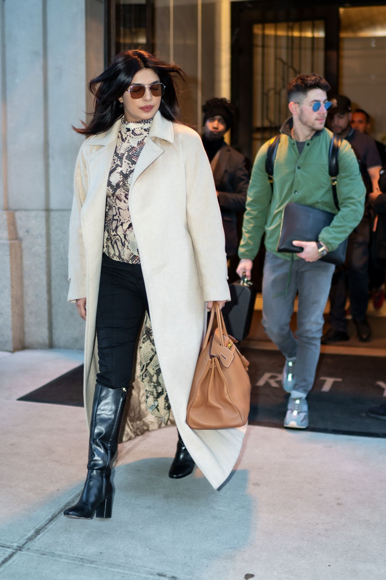 Priyanka Chopra - Leaves Her Appartement in NYC 12/22/2019 • CelebMafia