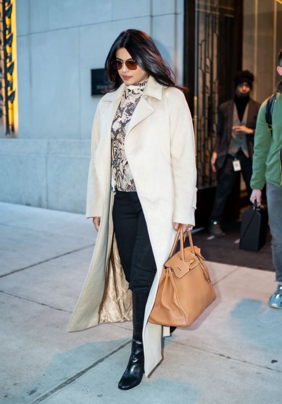 Priyanka Chopra - Leaves Her Appartement in NYC 12/22/2019