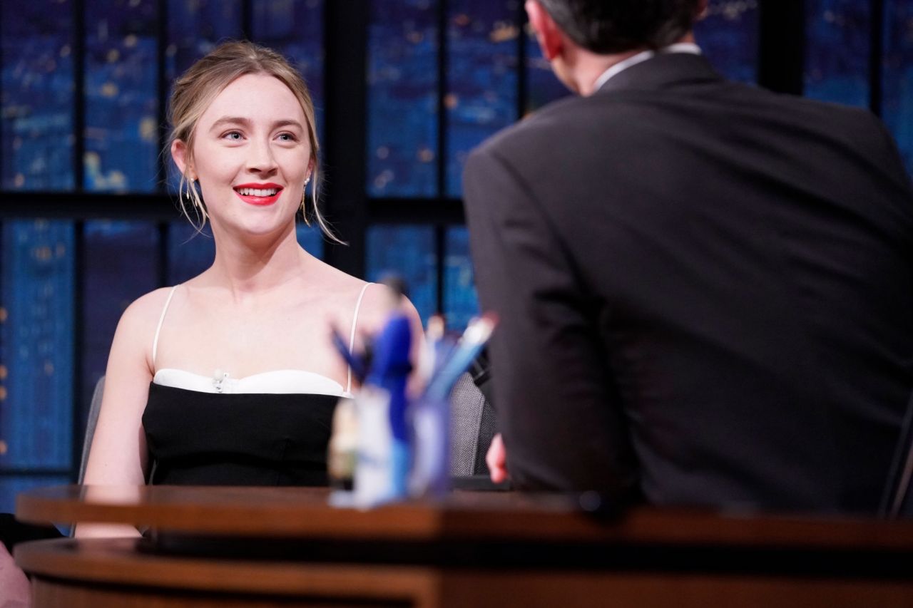 Saoirse Ronan - Late Night With Seth Meyers in NYC 12/10/2019 • CelebMafia