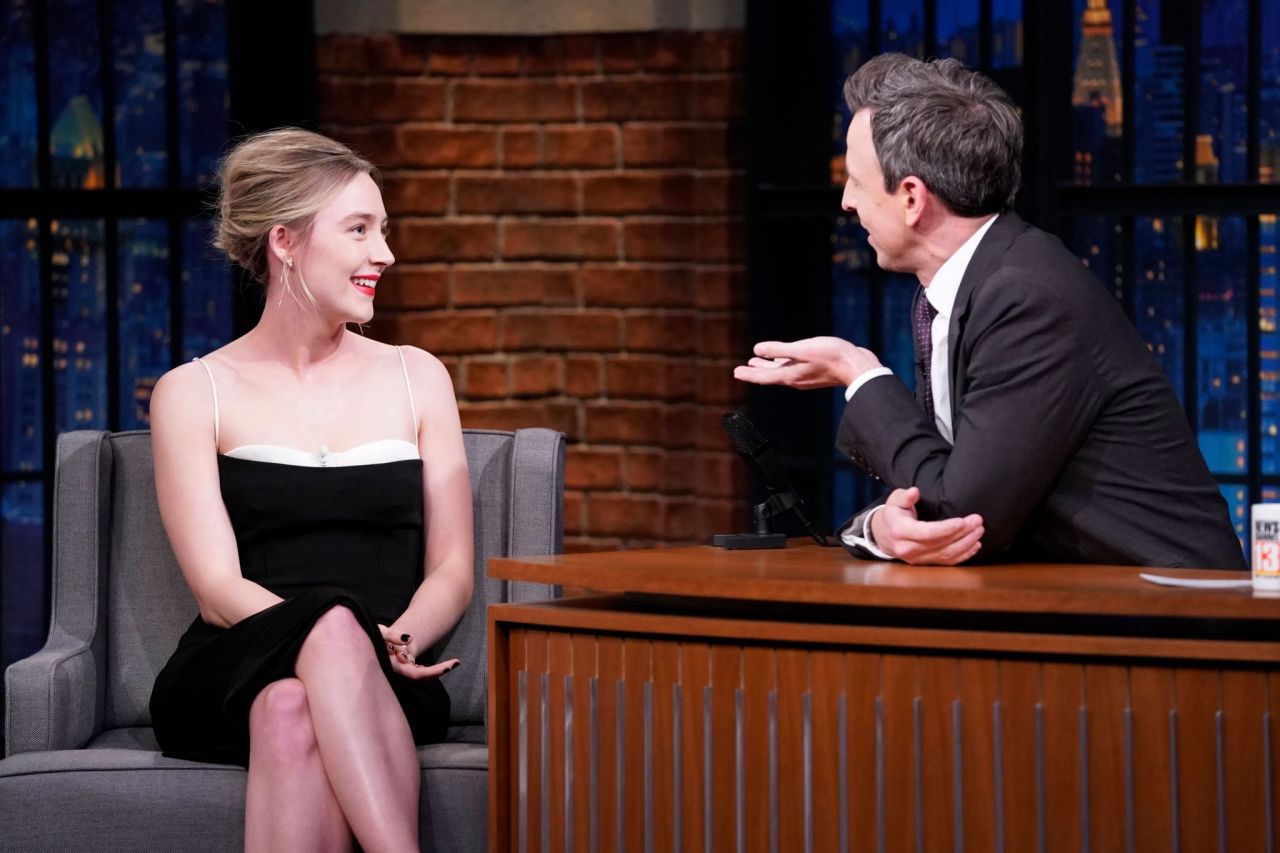 Saoirse Ronan - Late Night With Seth Meyers in NYC 12/10/2019 • CelebMafia