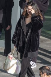 Selena Gomez - Arrives at Heathrow Airport in London 12/02/2019