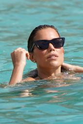 Sylvie Meis and Niclas Castello at Shellona Beach in St-Barts 12/28/2019