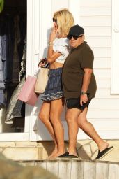 Victoria Silvstedt on the Beach in St Barts 12/24/2019