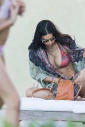 Adriana Lima in a Bikini at the Pool in Miami 01/03/2020
